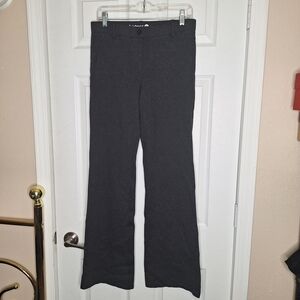 Betabrand Dark Gray Straight Leg Yoga Pants W0104-CH Size Medium Long